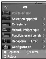 SAMSUNG LA32A550P1R - Ecoute via un récepteur - 1
