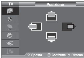 TV Posizione Sposta Conferma Ritorno
