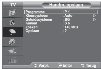 SAMSUNG LE19A656 - Kanalen handmatig opslaan - 2