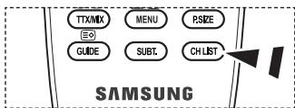 TTX/MX MENU PSIZE GUIDE SUBT. CH LIST SAMSUNG