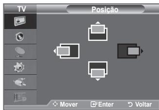 TV Posição Mover Enter Voltar