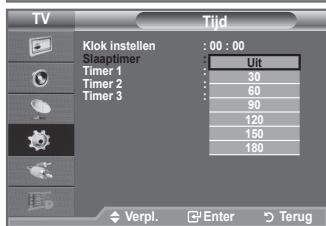 Extra Beeldmodus : Standaard Geluidmodus : Aangepast Slaaptimer Uit SRS TS XT : Uit Spaarstand : Uit Dual I-II : Mono Verpl. Instellen Sluiten