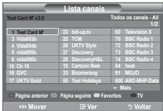 Lista canais Test Card M' v2.0 Todos os canais - All 1/2 1 Test Card M' 23 bid-up.tv 60 Television X 3 Vida003b 25 TCM 70 BBC Radio 1 4 Vida004b 26 UKTV Style 72 BBC Radio 2 5 vida005b 27 Discovery 73 BBC Radio 3 6 vida006b 28 DiscoveryH&L 74 BBC Radio 4 15 Ch 15 15 Cartoon Nwk 84 heat 16 QVC 33 Boomerang 91 MOJO 17 UKTV Gold 55 Text Holidays 800 ARD-MHP-Data Mairs Página anterior Página seguinte Favoritos TV ↔ Mover Ver Voltar