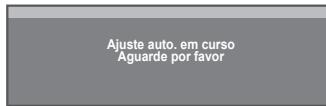 Ajuste auto. em curso Aguarde por favor