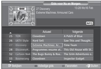 Gids voor Nu en Morgan 13-28 Wc16 Feb Extreme Machines: Armoured Cars INFO Actuel Volgende 25 TCM Closedown A Patch of Blue 26 UKTV Style Hard Sell Saw This and Thought... 27 Discovery Extreme Machines: Ar... Time Team 28 Discovery... Programmes resume at... This Old House with St... 32 Cartoon Nwk The Bugs Bunny & Roa... The Grim Adventures o... 33 Boomerang Closedown Inspector Gadget Bekijken Volledige gids Favoneten Skullen