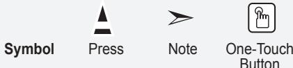 Symbol Press Note One-Touch Button