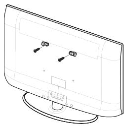 SAMSUNG LE19A656 - Pour éviter toute chute du téléviseur : - 2