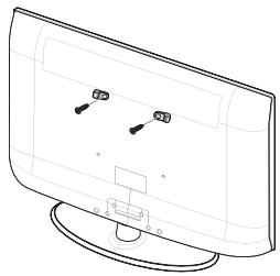 SAMSUNG LE19A656 - Voorkomen dat de TV valt: - 2
