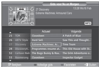 Gids voor Nu en Morgen 27 Discovery 13.28 Wo16 Feb Extreme Machines: Amoured Cars INFO Actueel Volgende 25 TCM Closedown A Patch of Blue 26 UKTV Style Hard Sell Saw This and Thought... 27 Discovery Extreme Machines: Ar... Time Team 28 Discovery... Programmes resume at....This Old House with St... 32 Cartoon Nwk:The Bugs Bunny & Roa....The Grim Adventures o... 33 Boomerang Closedown Inspector Gadget Bekijken Volledige gids Favoraten Sluiten