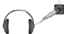 SAMSUNG LE19A656 - Branchement du casque (vendus séparément) - 1
