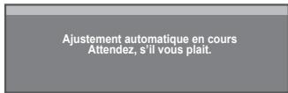 Ajustement automatique en cours Attendez, s'il vous plaît.
