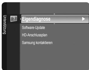 Unveräußerung ? Eigendiagnose Software-Update HD-Anschlussplan Samsung kontaktieren