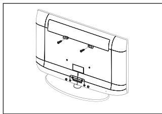 SAMSUNG LE22B350F2W - ■ To avoid the TV from falling: - 2