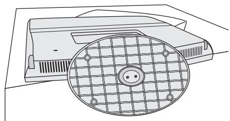 SAMSUNG LE22B350F2W - De voet verwijderen - 1