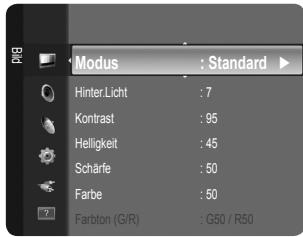 Farbe : 50 Farbton (G/R) : G50 / R50 Erweiterte Einstellungen Bildoptionen Bild zurücksetzen