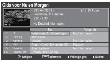 Gids voor Nu en Morgen DITV Art 900 f tn 2:10 Di 1 Jun Freshmen On Campus 2:00 - 2:30 No Detailed Information Nu Volgende 1 f tn Freshmen O... Street Hypn. No Information 2 ITV Play Mint Extra Loaded. No Information 3 Kerrang! Fresh 40 with Dynamite MC Kostory 5 oneword The Distillery. No information 6 Smash Hsta! Smash Hsta Sunday Bokijken Informatie Volledige gids Sluiten