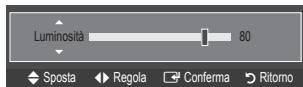SAMSUNG LE22B350F2W - ■ Regolazione del valore Luminosità su 80 - 5