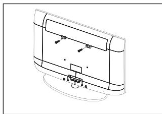 SAMSUNG LE22B350F2W - Pour éviter toute chute du téléviseur : - 2