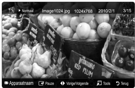 Normaal Image1024.jpg 1024x768 2010/2/1 3/15 Apparaatnaam Pauze Vorige/Volgende Tools Terug