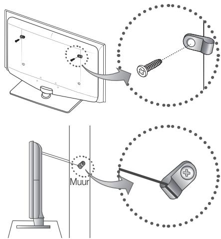 SAMSUNG LE22C350D1W - Voorkomen dat de tv valt - 7