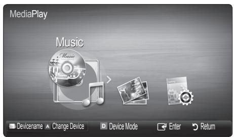 MediaPlay Music Devicename Change Device Device Mode Enter Return
