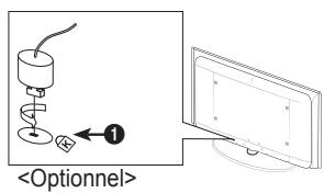 SAMSUNG LE22C430C4W - Utilisation du verrou antivol Kensington - 1