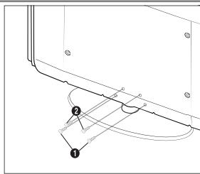 SAMSUNG LE22C430C4W - Instalar a base - 1