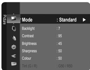 SAMSUNG LE22C430C4W - ■ Adjusting the Brightness to 80 - 1
