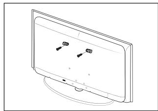 SAMSUNG LE22C430C4W - ■ To avoid the TV from falling: - 2