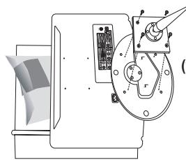 SAMSUNG LE22C430C4W - Comment ajuster le socle du téléviseur (modèle 19 pouces uniquement) - 5