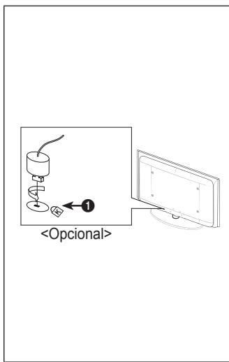 SAMSUNG LE22C430C4W - Utilizar o Bloqueio anti-roubo Kensington - 1