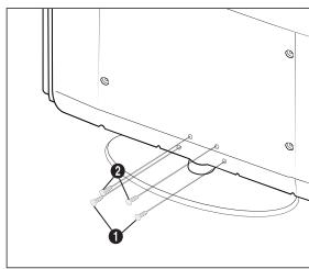 SAMSUNG LE22C430C4W - Namestitev stojala - 1