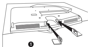 SAMSUNG LE22C430C4W - Utiliser le couvercle de décoration (modèle 19 pouces uniquement) - 1