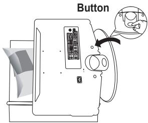 SAMSUNG LE22C430C4W - How to Adjust the Angle of the TV (19inch model only) - 4