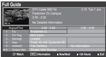 SAMSUNG LE22C430C4W - Using the Now &amp; Next Guide / Full Guide - 2