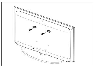 SAMSUNG LE22C430C4W - Para impedir que el televisor se caiga: - 2