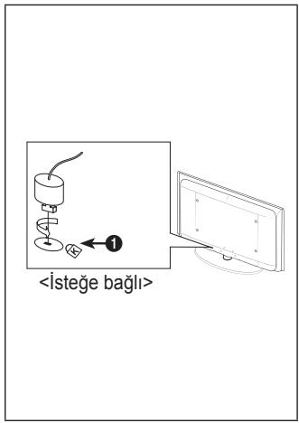 SAMSUNG LE22C430C4W - Hırsıza Karşı Kensington Kilidini Kullanma - 1