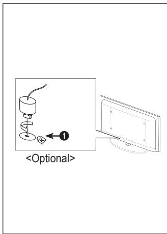 SAMSUNG LE22C430C4W - ☐ Using the Anti-Theft Kensington Lock - 1