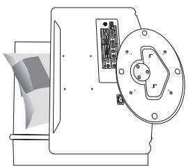SAMSUNG LE22C430C4W - Comment ajuster le socle (modèle 19 pouces uniquement) - 1