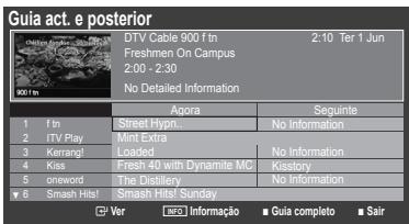 SAMSUNG LE22C430C4W - Utilizar o Guia act. e posterior / Guia completo - 1