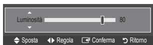 SAMSUNG LE32B350F1W - ■ Regolazione del valore Luminosità su 80 - 5