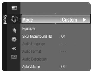 SAMSUNG LE32B350F1W - ☐ Audio Format → MPEG / Dolby Digital (samo pri digitalnih kanalih) - 1