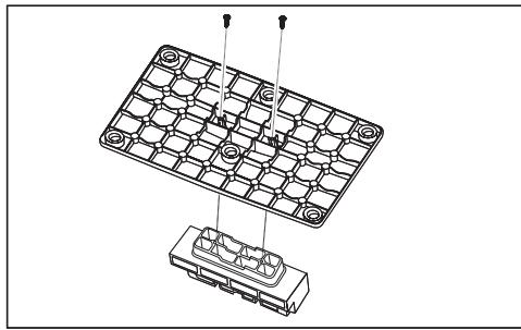SAMSUNG LE32B350F1W - Instalar a base - 1