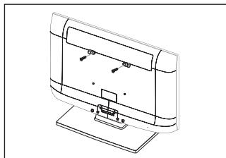 SAMSUNG LE32B350F1W - Para impedir que el televisor se caiga: - 2