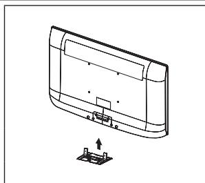 SAMSUNG LE32B350F1W - Anbringen der Wandhalterung - 2