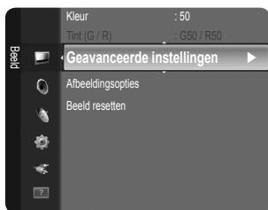SAMSUNG LE32B350F1W - Het beeldmenu configureren - 2