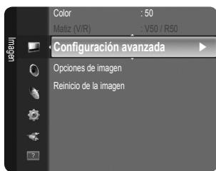 SAMSUNG LE32B350F1W - Configuración del menú de imagen - 2