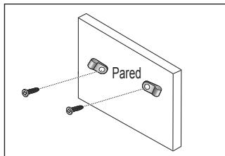 SAMSUNG LE32B350F1W - Para impedir que el televisor se caiga: - 1