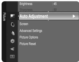 SAMSUNG LE32B350F1W - Auto Adjustment - 1