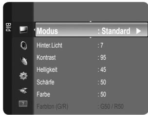 SAMSUNG LE32B350F1W - Konfigurieren des Bildmenüs - 1